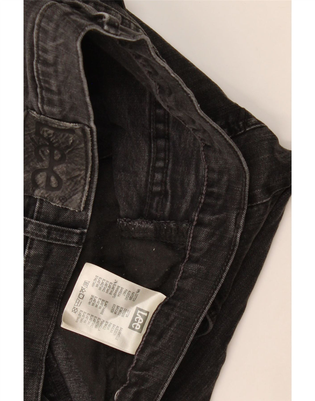 Lee Vaqueros Rectos Blake para Hombre W33 L30 Algodón Gris