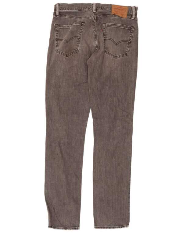 Levi's Hombre 511 Slim Jeans W32 L34 Algodón Gris