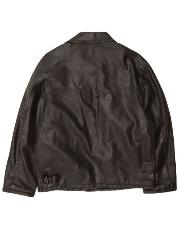 Conbipel Chaqueta de cuero para hombre UK 38 Marrón medio