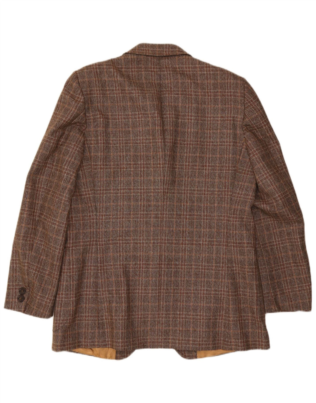 Sir Henry's Chaqueta tipo blazer de 2 botones para hombre UK 40 Large Brown Check