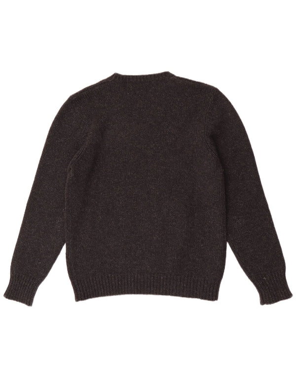 Datch - Jersey con cuello en V para mujer, talla 40, XL, poliéster gris
