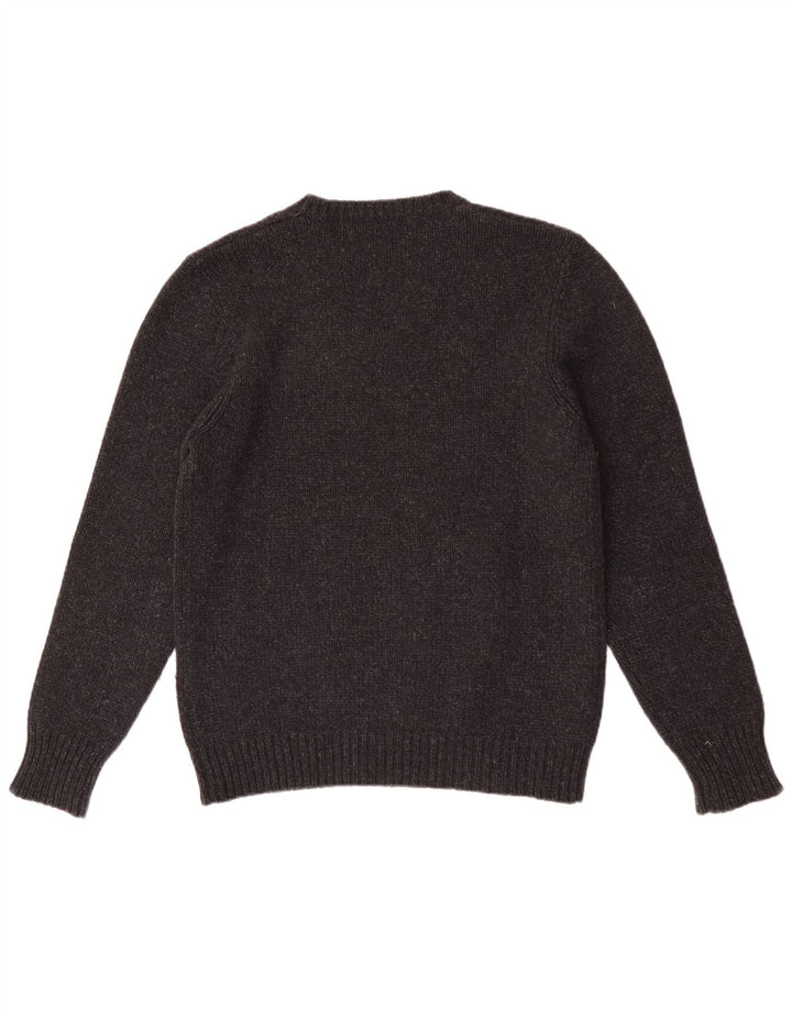 Datch - Jersey con cuello en V para mujer, talla 40, XL, poliéster gris