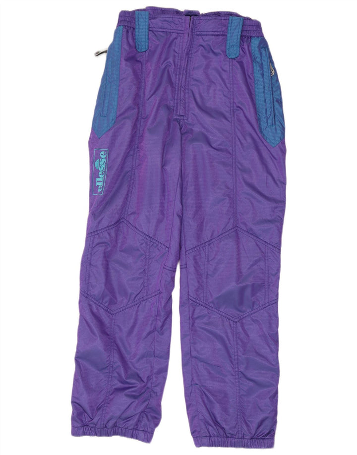 Ellesse Hombre Pantalones De Esquí Gráfico IT 52 Large Púrpura Colorblock Poliéster