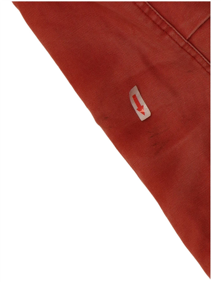 Quiksilver Chaqueta Bomber con Capucha para Mujer UK 12 Medium Red Cotton