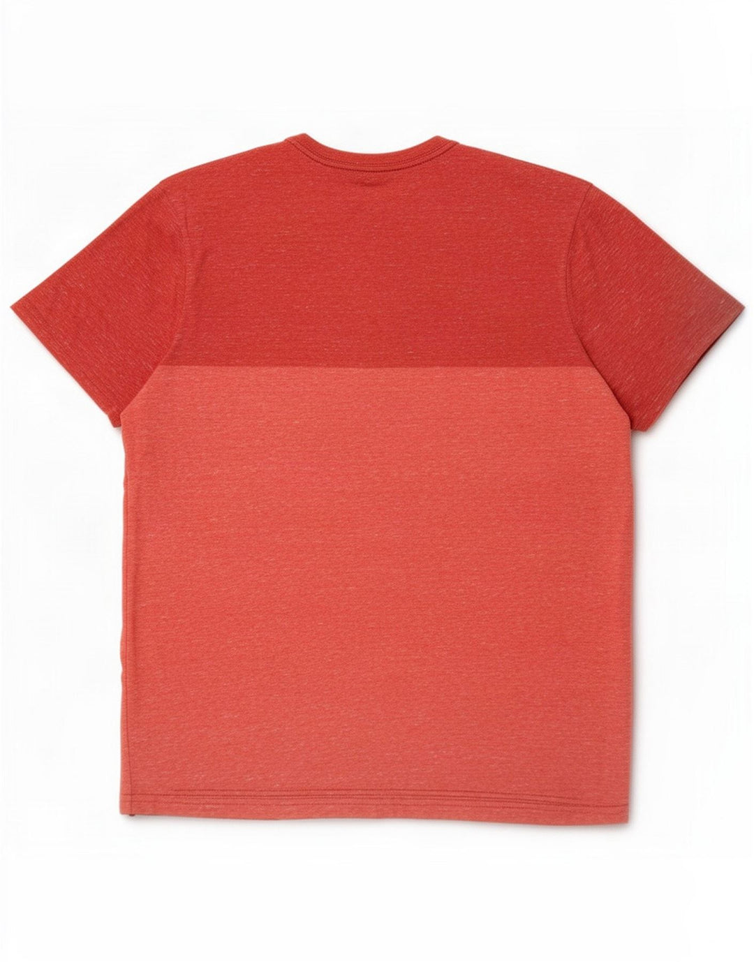 Camiseta Mossimo para hombre Top Medium Red Colourblock Cotton