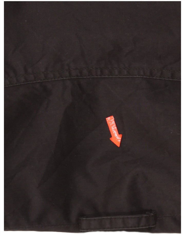 Zara Mujer Gabardina ES 40 XL Negro