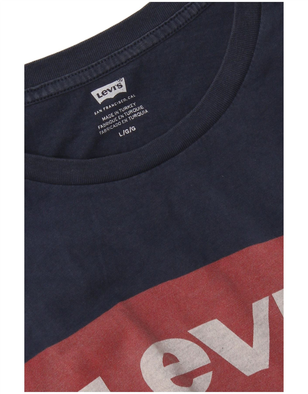 Levi's - Camiseta gráfica para hombre, talla grande, azul marino