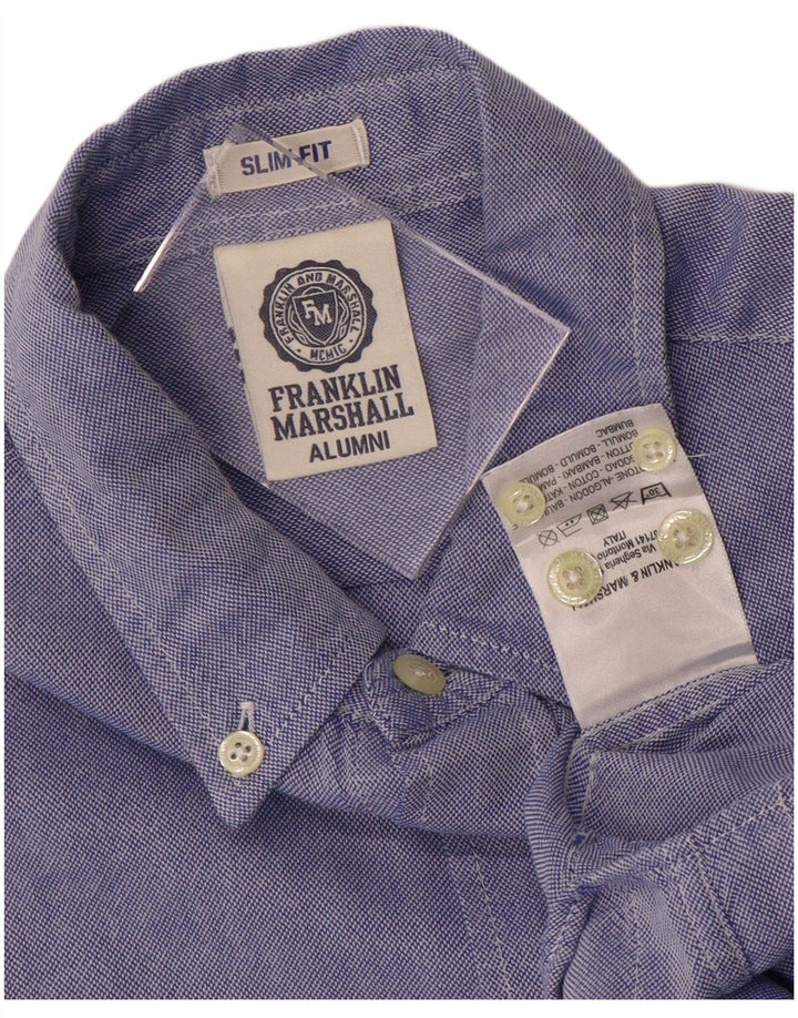 FRANKLIN MARSHALL Camisa Slim Fit para Hombre Azul Pequeño