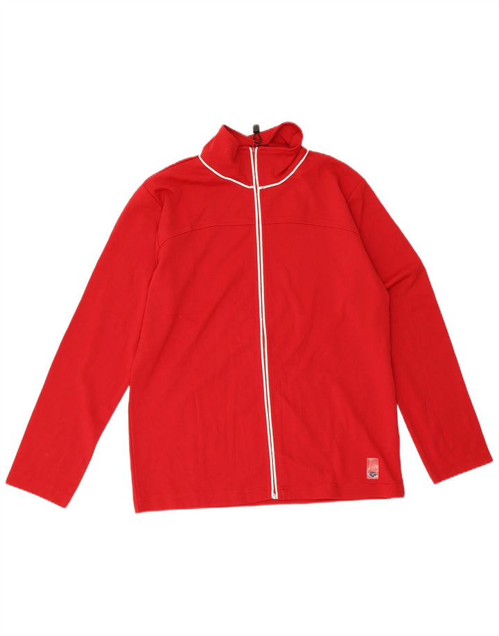 Arena Chándal completo para hombre UK 44 Poliéster rojo mediano