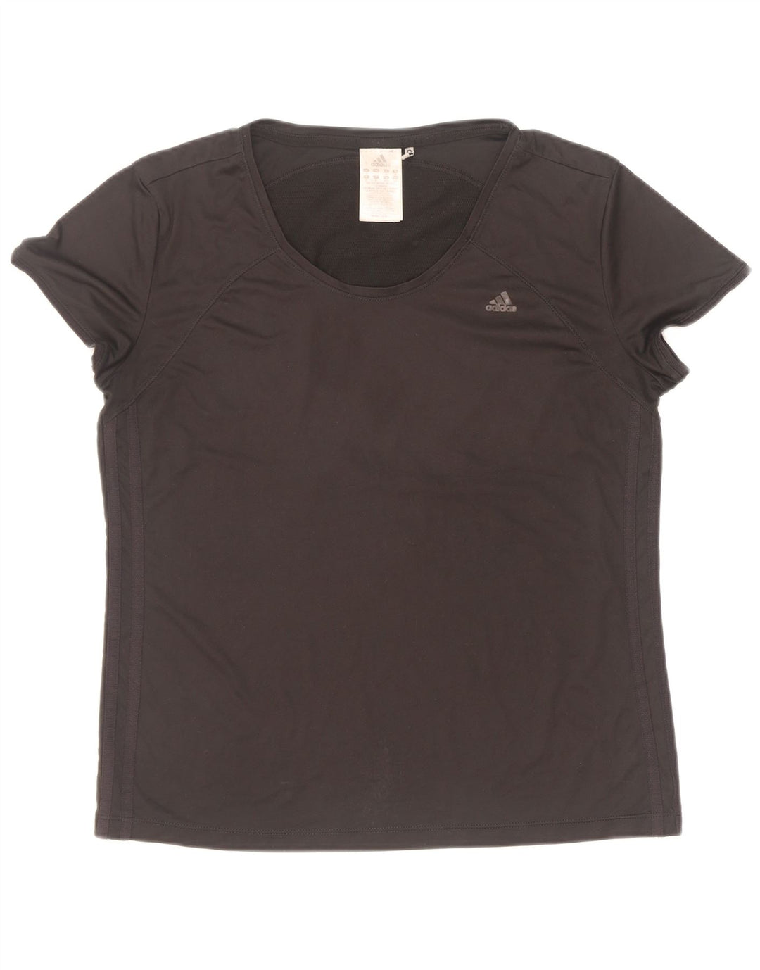 Adidas Mujer Climacool Camiseta Top UK 40 Grande Poliéster Negro