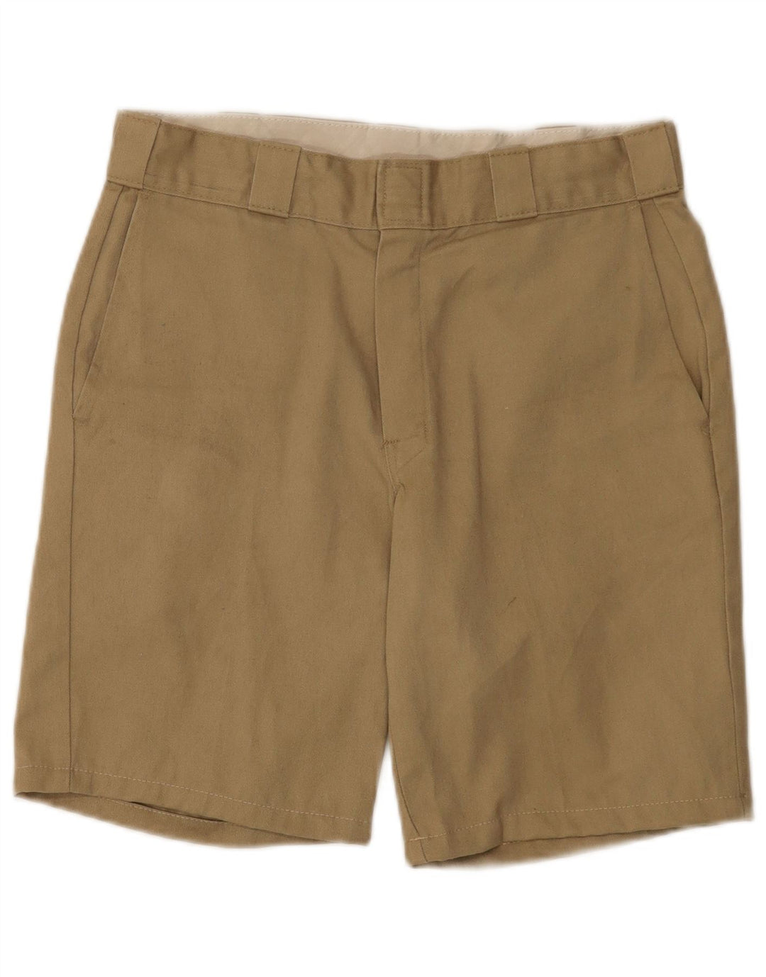 Pantalones cortos chinos Dickies para hombre W32 Poliéster beige medio