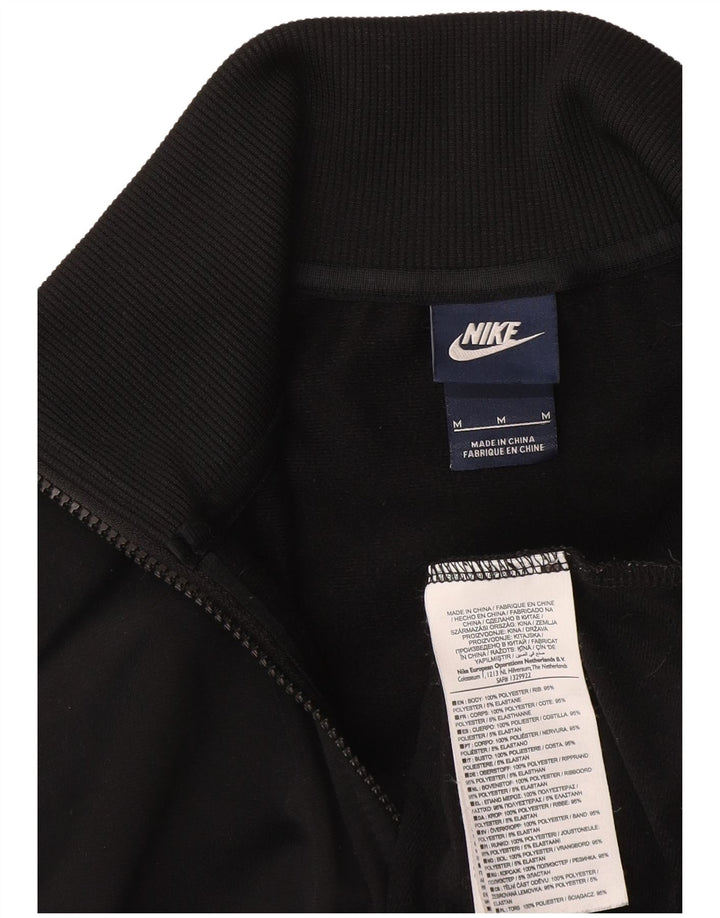 Nike - Chaqueta de chándal para mujer, talla M, color negro, poliéster