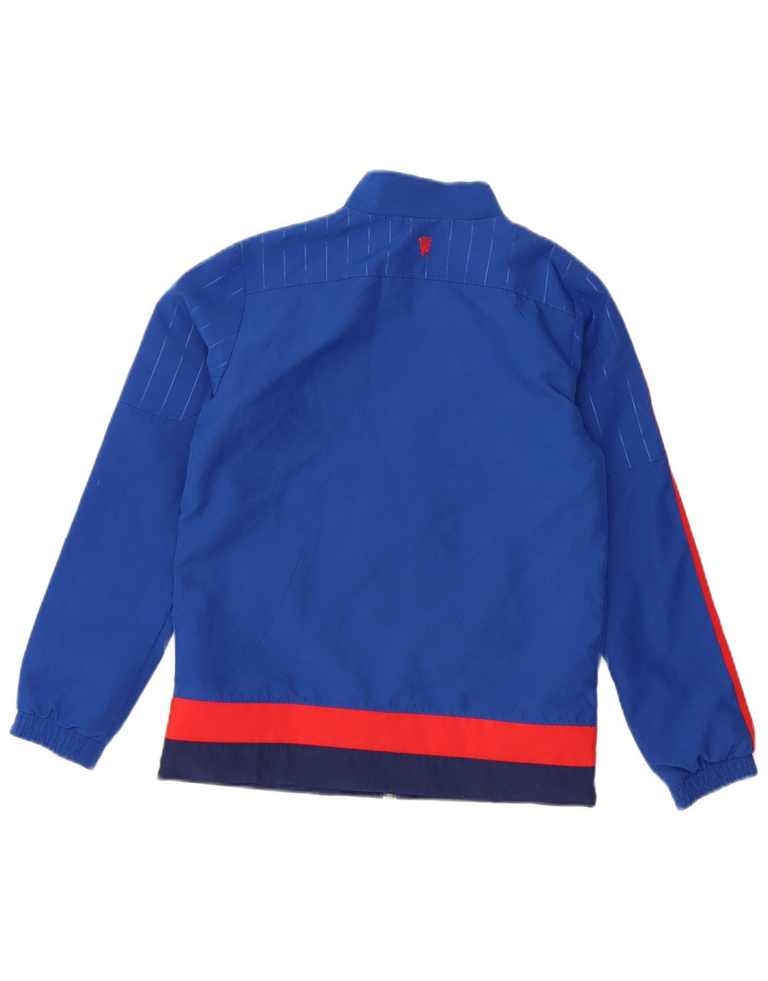 ADIDAS Boys Manchester United Chándal Top Chaqueta 9-10 Años Azul