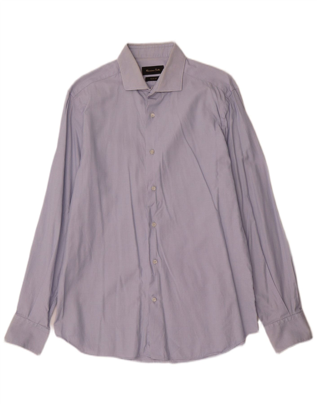 Camisa Massimo Dutti Hombre Slim Fit Talla 41 16 Grande Azul