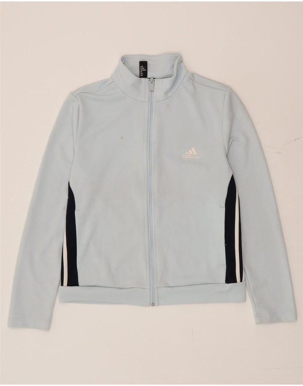 Adidas - Chaqueta de chándal para mujer, talla 40, talla grande, color azul