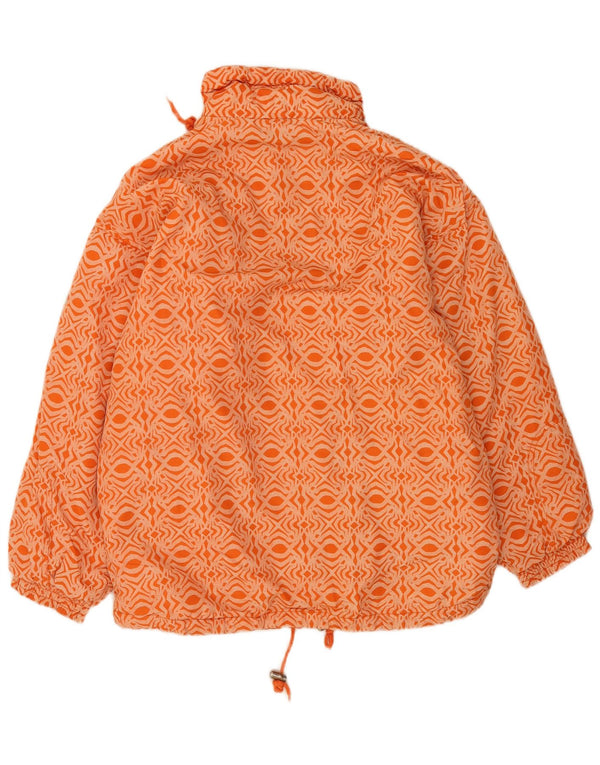 Etirel Chaqueta anorak para hombre UK 44 2XL Poliéster geométrico naranja