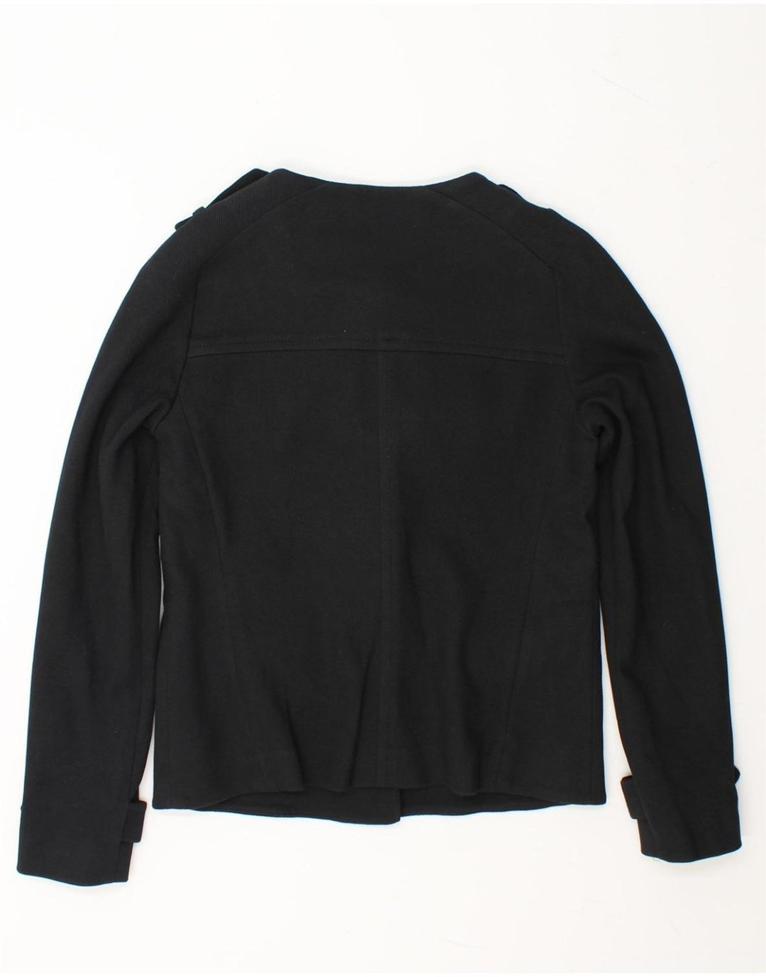 MASSIMO DUTTI Womens Military Jacket EU 38 Small Black Cotton Vintage Massimo Dutti and Second-Hand Massimo Dutti from Messina Hembry 
