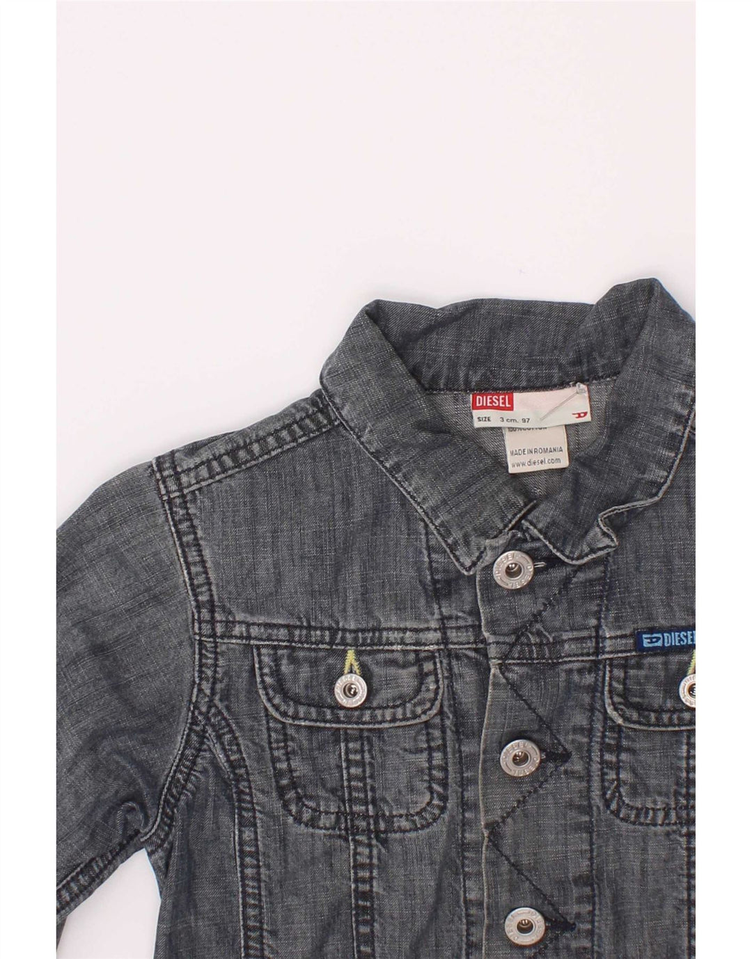 Diesel Chaqueta Vaquera Niño 2-3 Años Azul Algodón