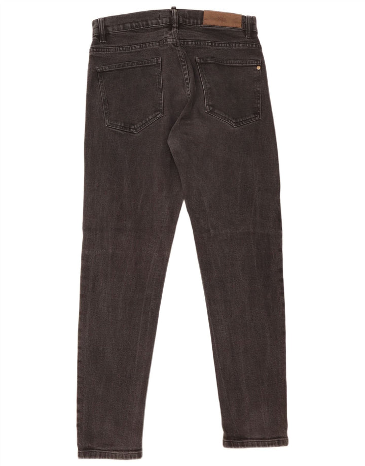 Zara Mens Slim Jeans EU 42 Grande W32 L30 Negro
