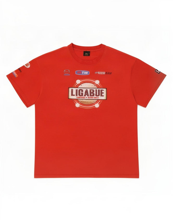Lee - Camiseta gráfica para hombre, talla grande, color rojo