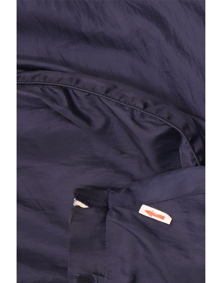 Diadora Chaqueta impermeable holgada para hombre UK 38 Medium Azul marino Poliéster