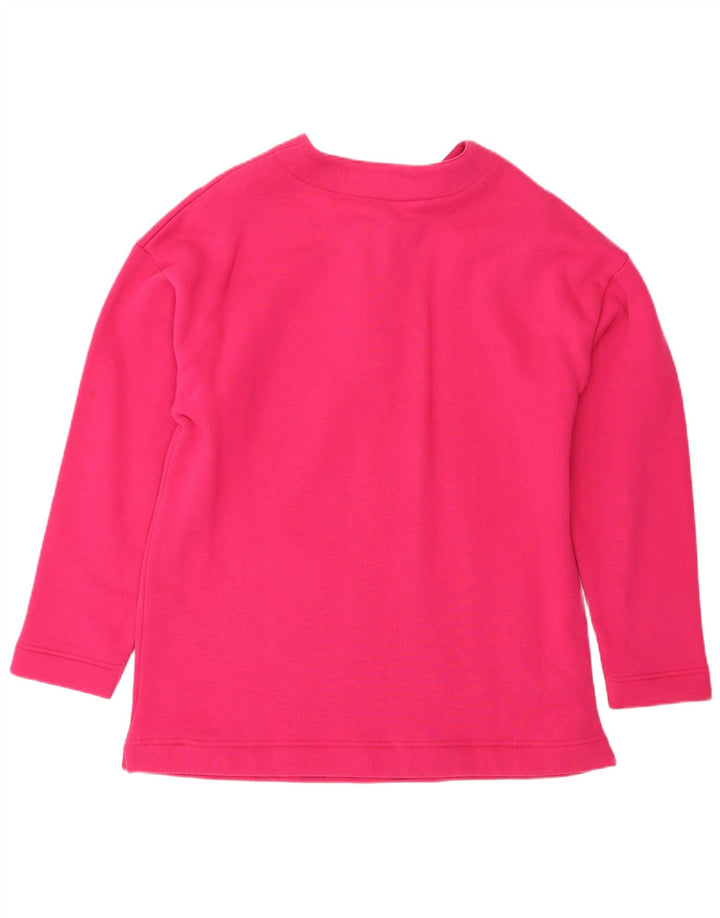 Benetton Sudadera Jumper Mujer UK 44 Mediano Rosa