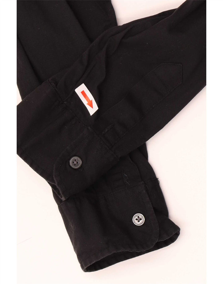 Michael Kors Camisa de corte clásico para hombre Medium Black