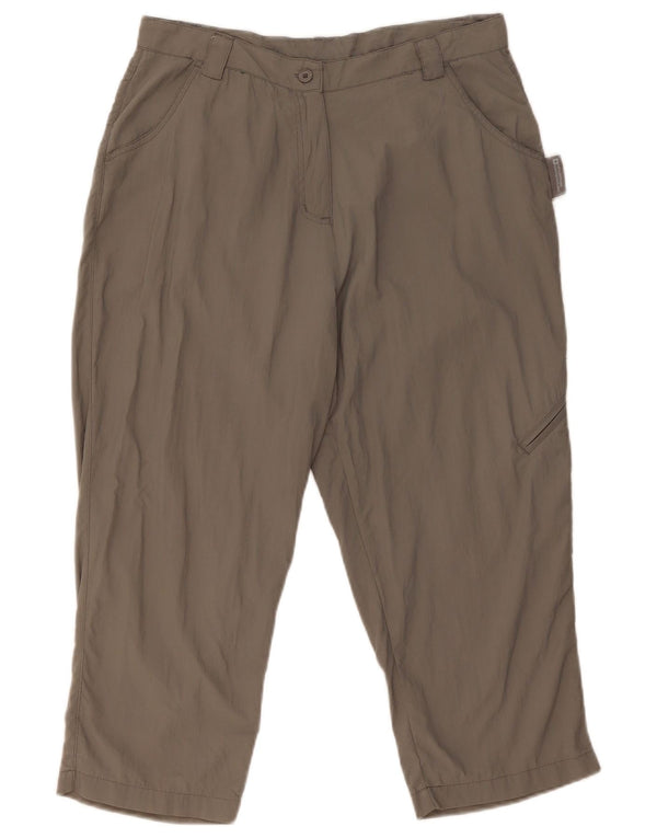 Pantalones capri cargo para mujer de Mountain Warehouse UK 40 Large W33 L22 Gris