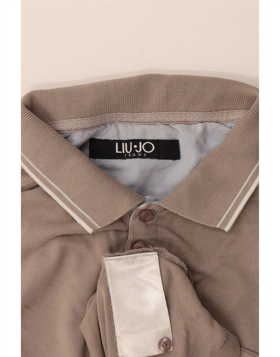 Polo Liu Jo Hombre De Algodón Gris Medio