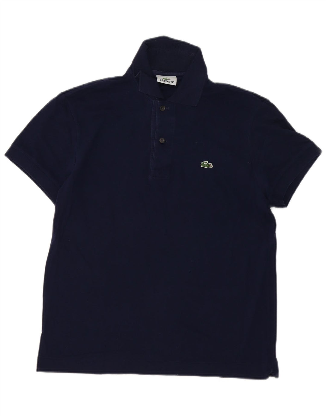 Lacoste Polo para hombre talla 3 pequeño algodón azul marino