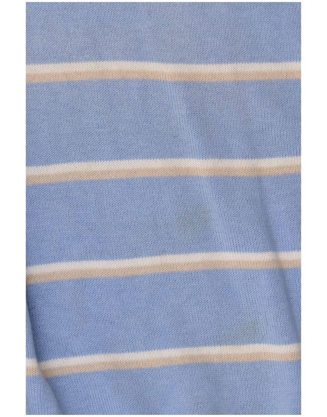 Kappa Hombre Jersey Con Cuello En V De Algodón A Rayas Azul Medio