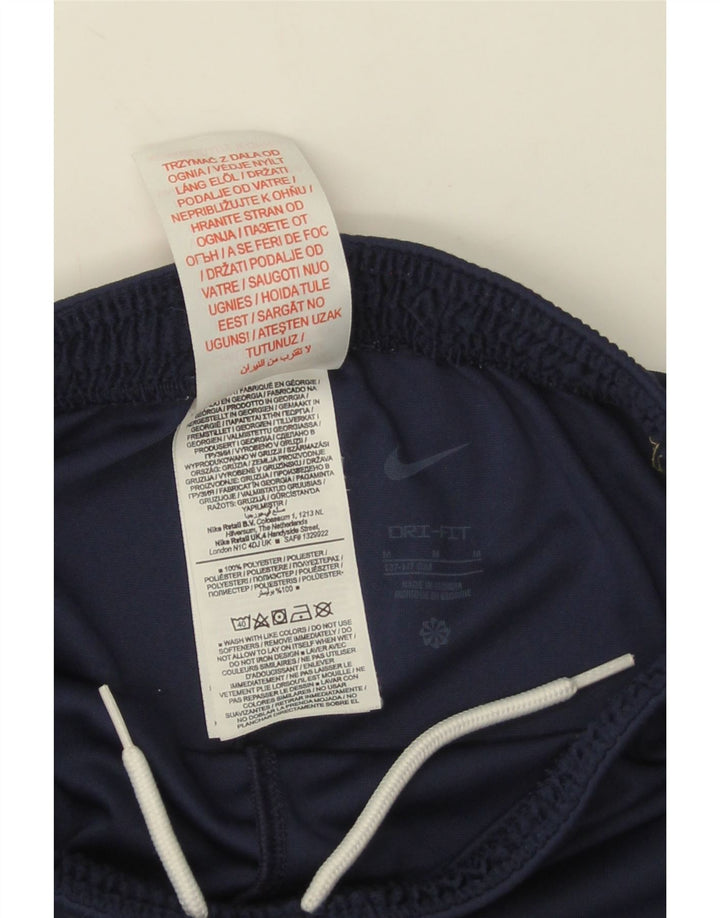 Nike - Pantalones cortos deportivos Dri Fit para niños de 10 a 11 años, tamaño mediano, azul marino, poliéster