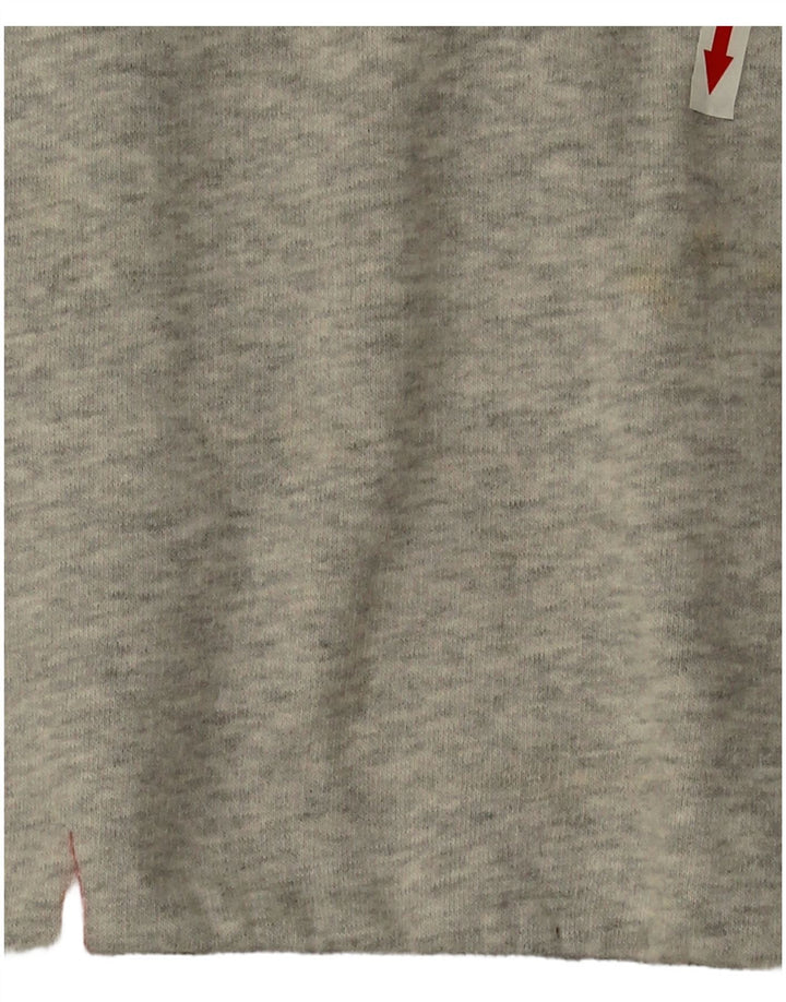 Superdry Sudadera extragrande para mujer, jersey, Reino Unido 46, algodón gris grande