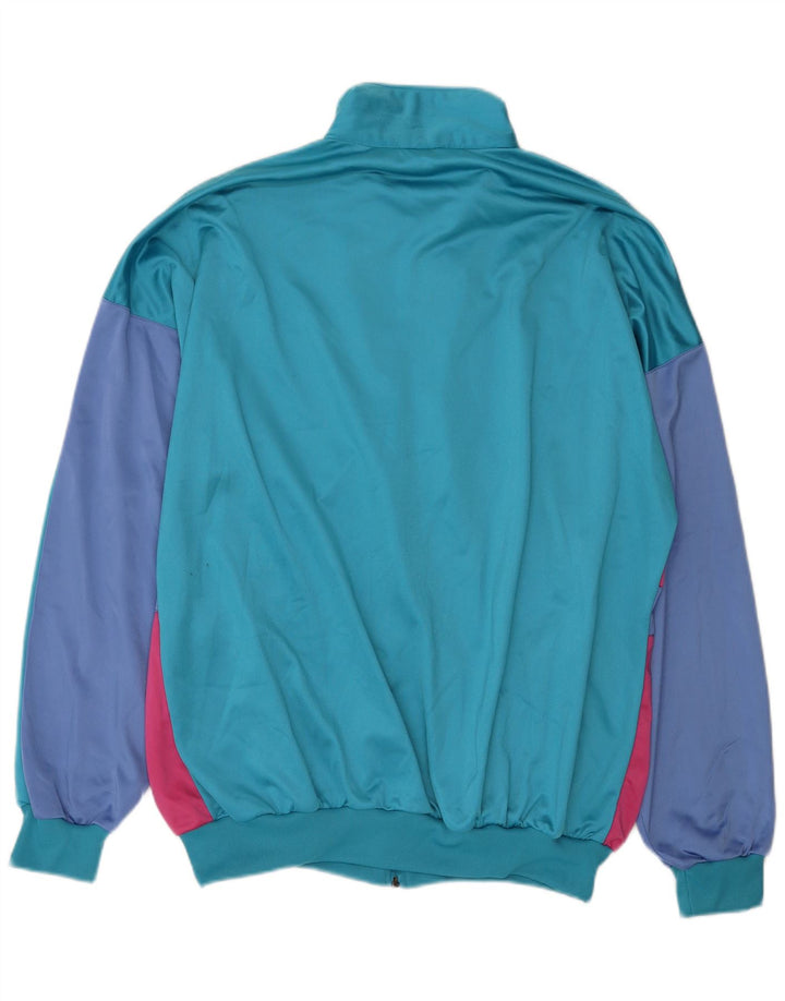 Golden Team Chaqueta de chándal para hombre XL Azul Colorblock Poliéster