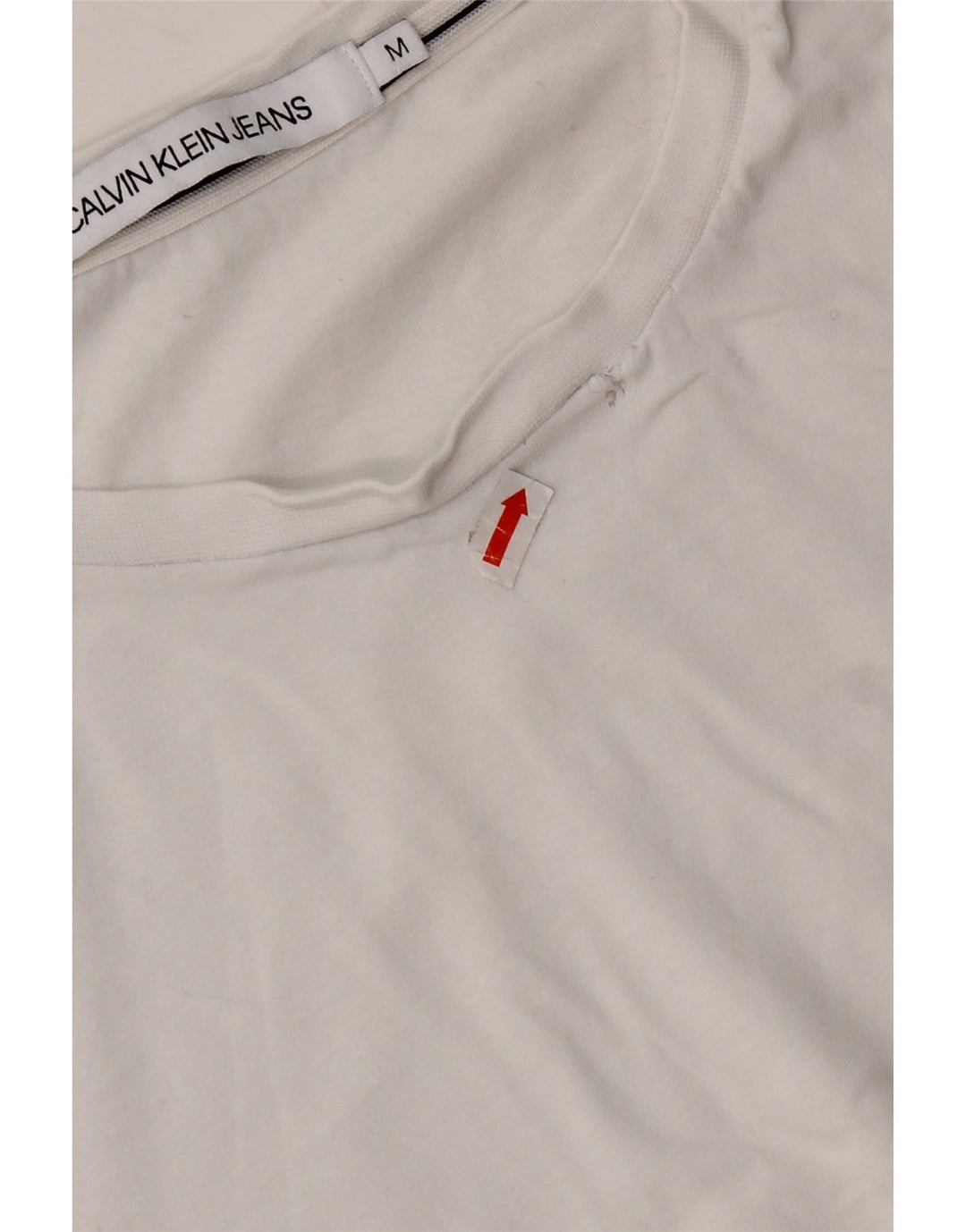 CALVIN KLEIN Camiseta para mujer Top UK 44 Medium White