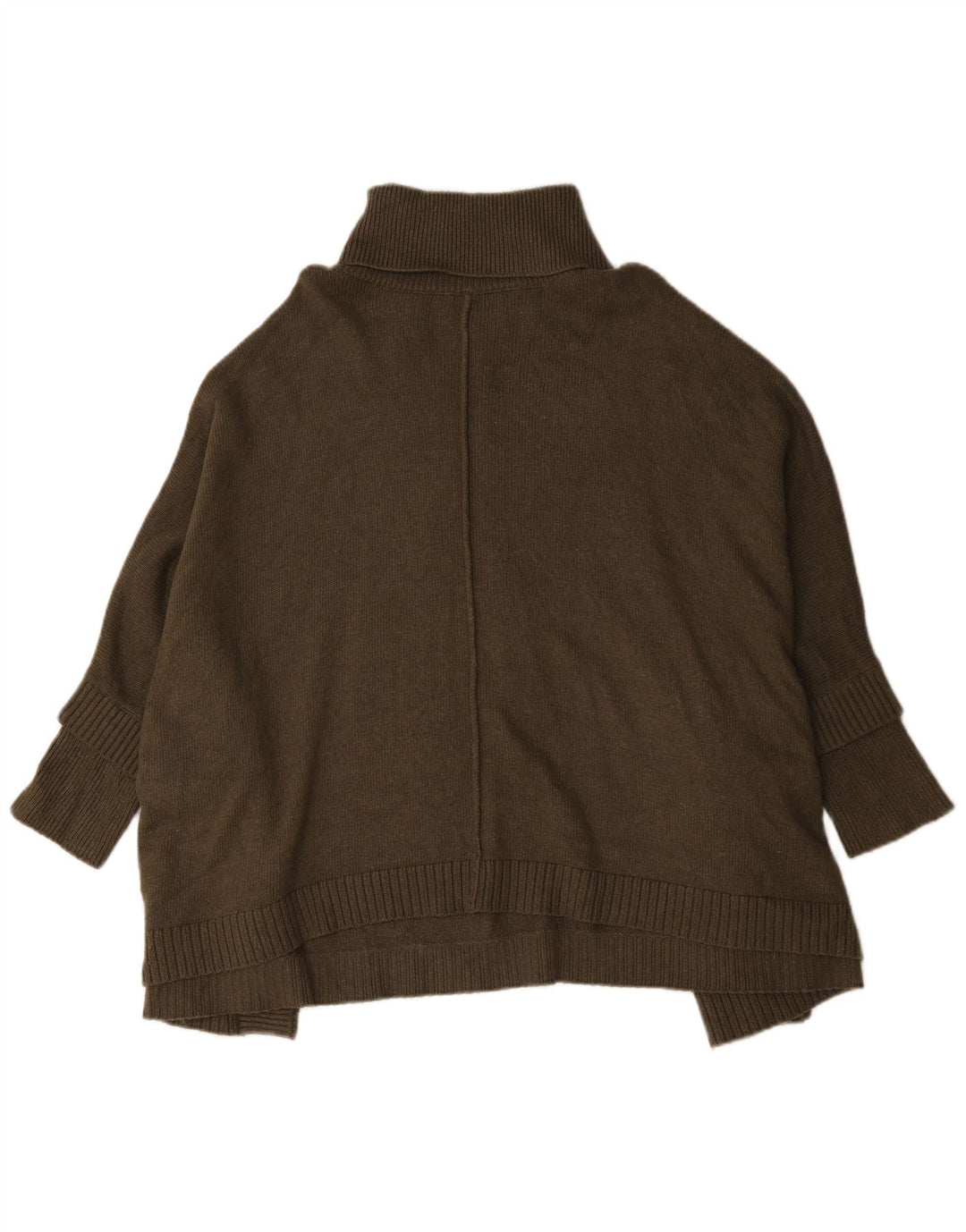 Joules Jersey tipo poncho extragrande con cuello vuelto para mujer UK 44 Viscosa caqui mediana