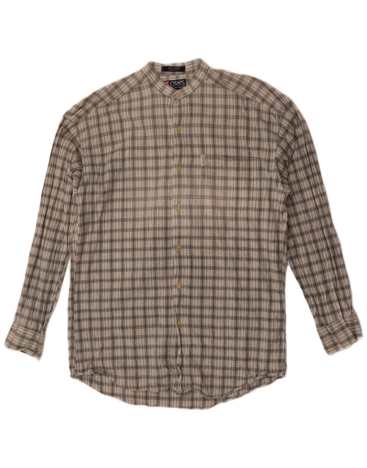 Chaps Ralph Lauren Camisa para hombre Algodón a cuadros caqui mediano