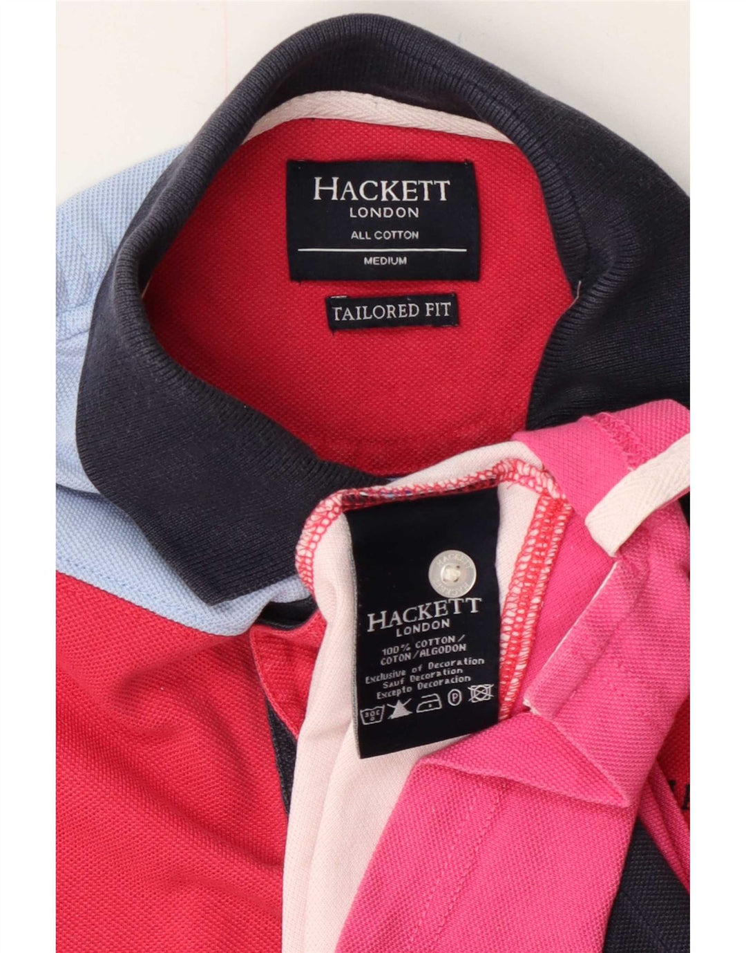 Hackett Polo De Rugby Tailored Fit Para Hombre En Bloques De Color Multicolor Mediano