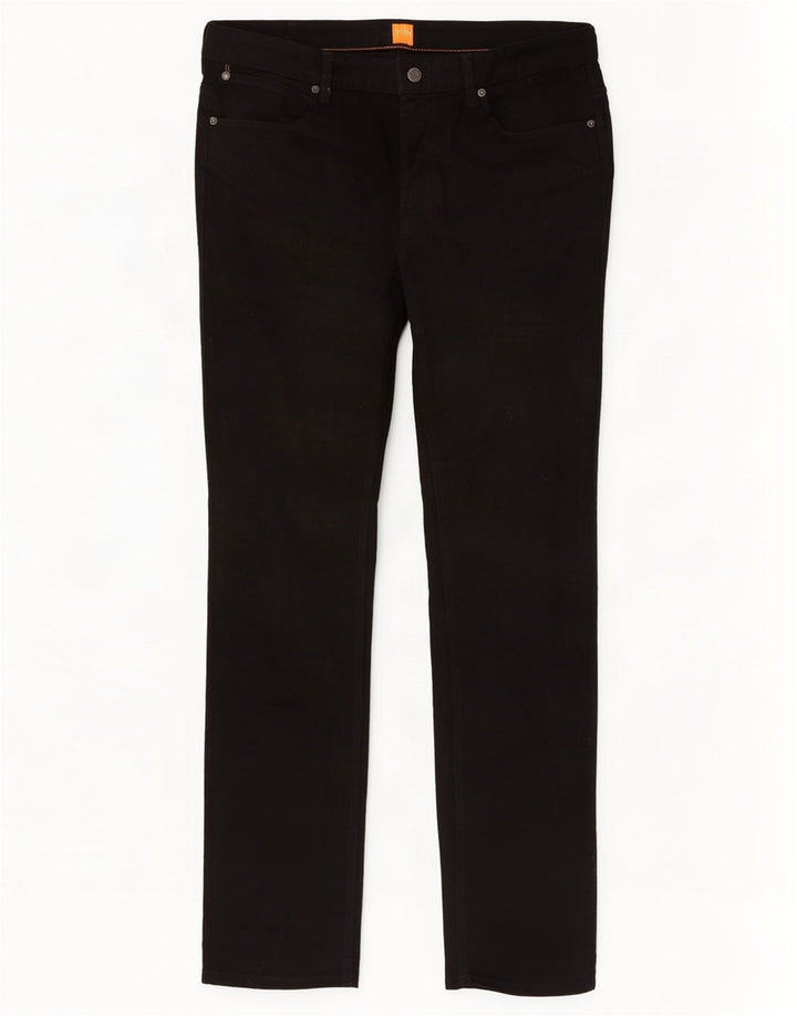 Vaqueros Hugo Boss Hombre Slim W36 L36 Algodón Negro