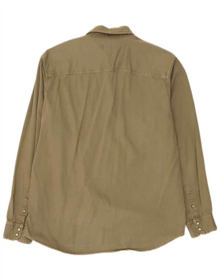 Jack & Jones Hombre Camisa Vaquera XL Caqui