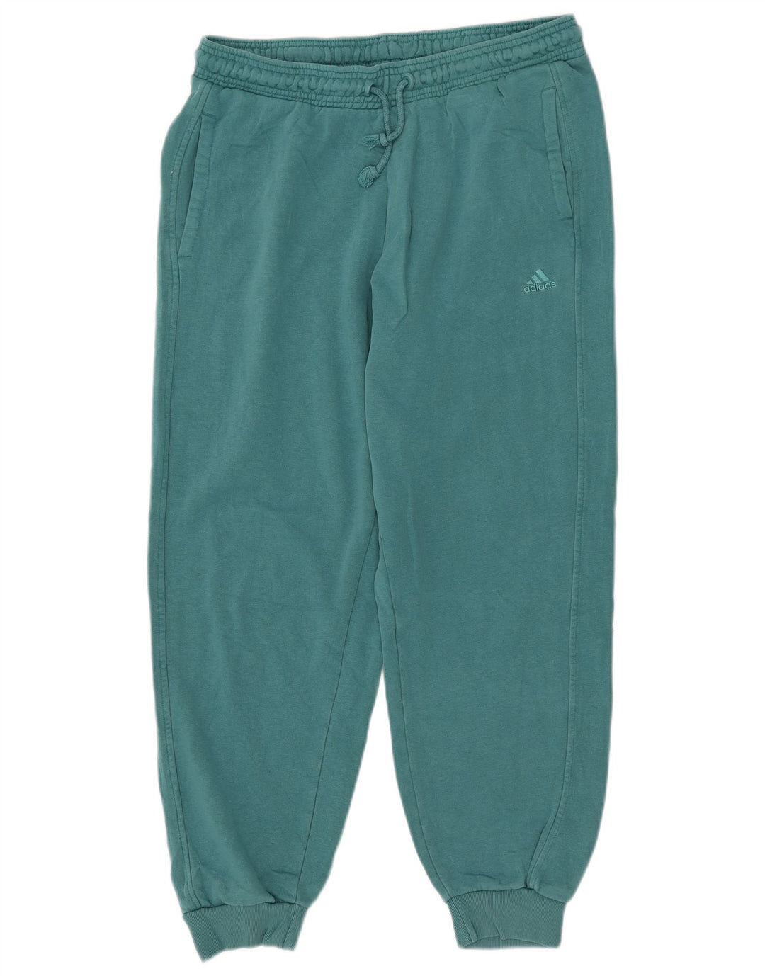 ADIDAS Mujer Chándal Pantalones Joggers UK 40/40 Grande Verde