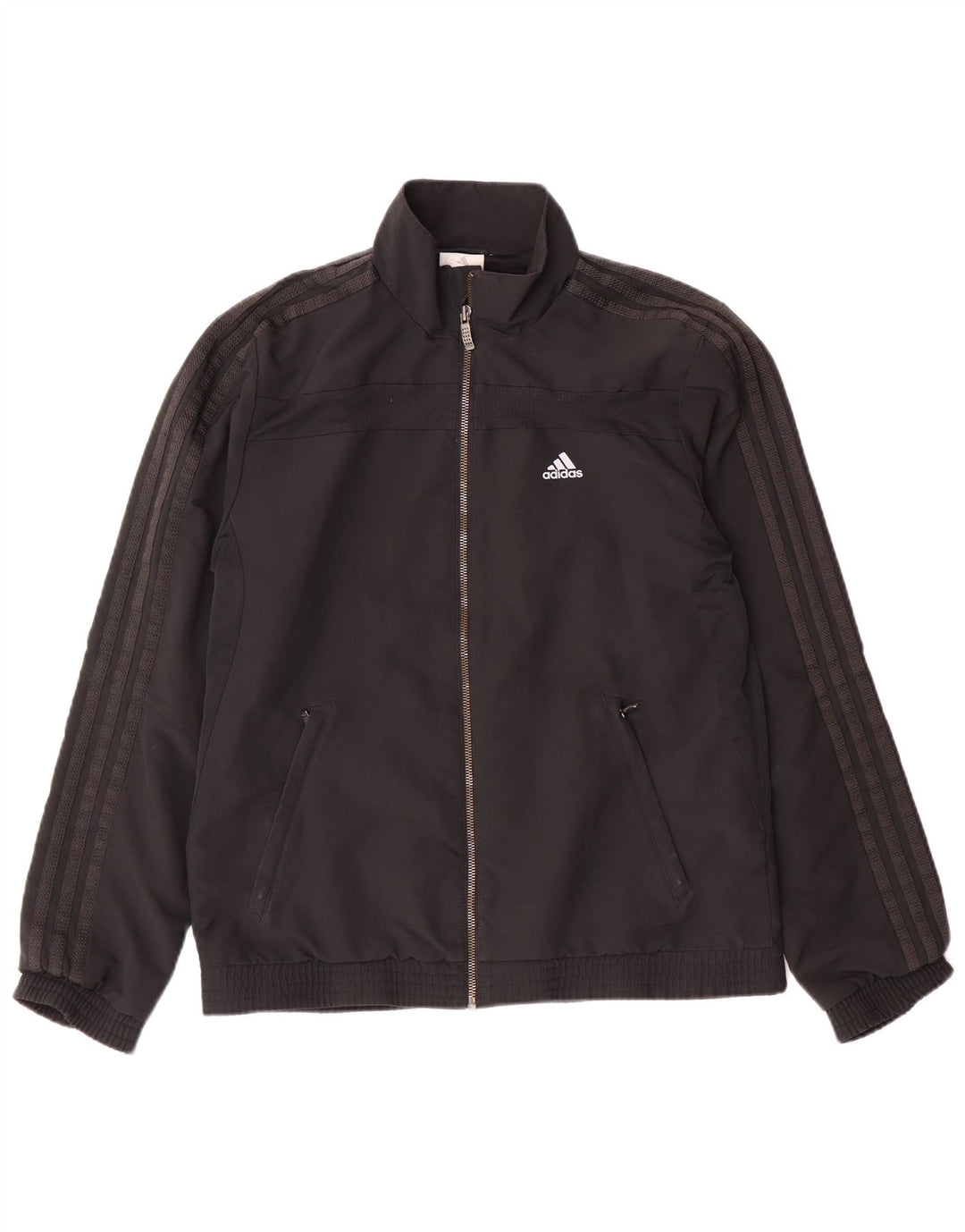 Adidas Mens Climacool Chándal Top Chaqueta Pequeña Poliéster Negro