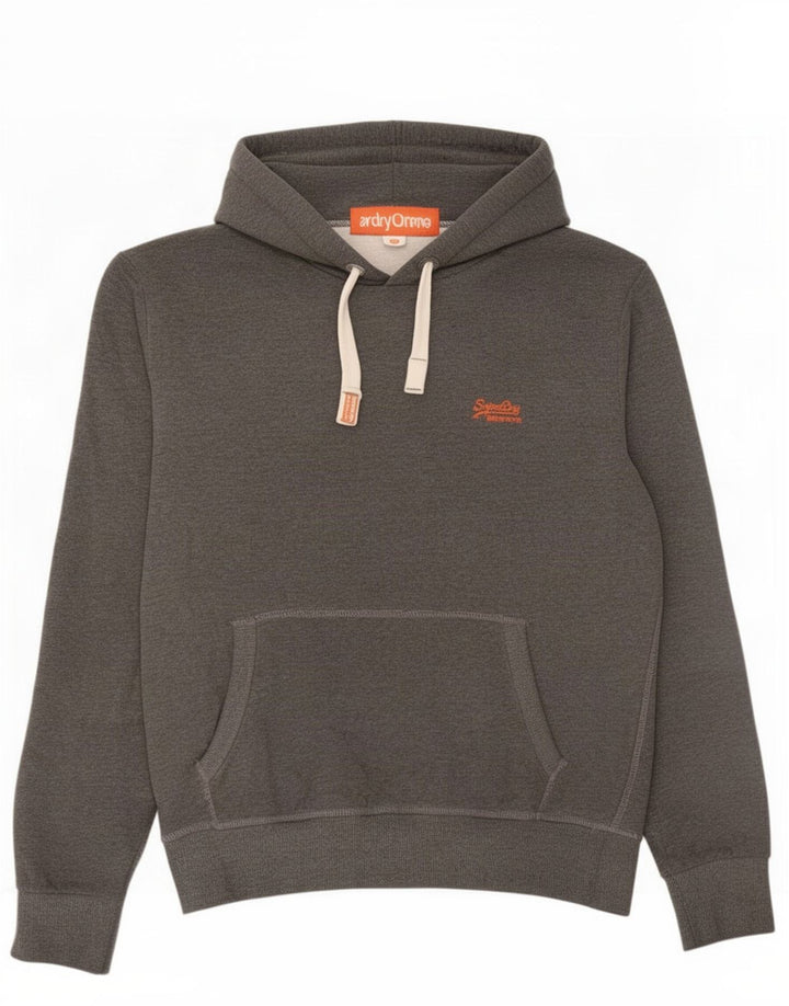 Superdry Jersey con capucha para hombre 2XL Algodón gris