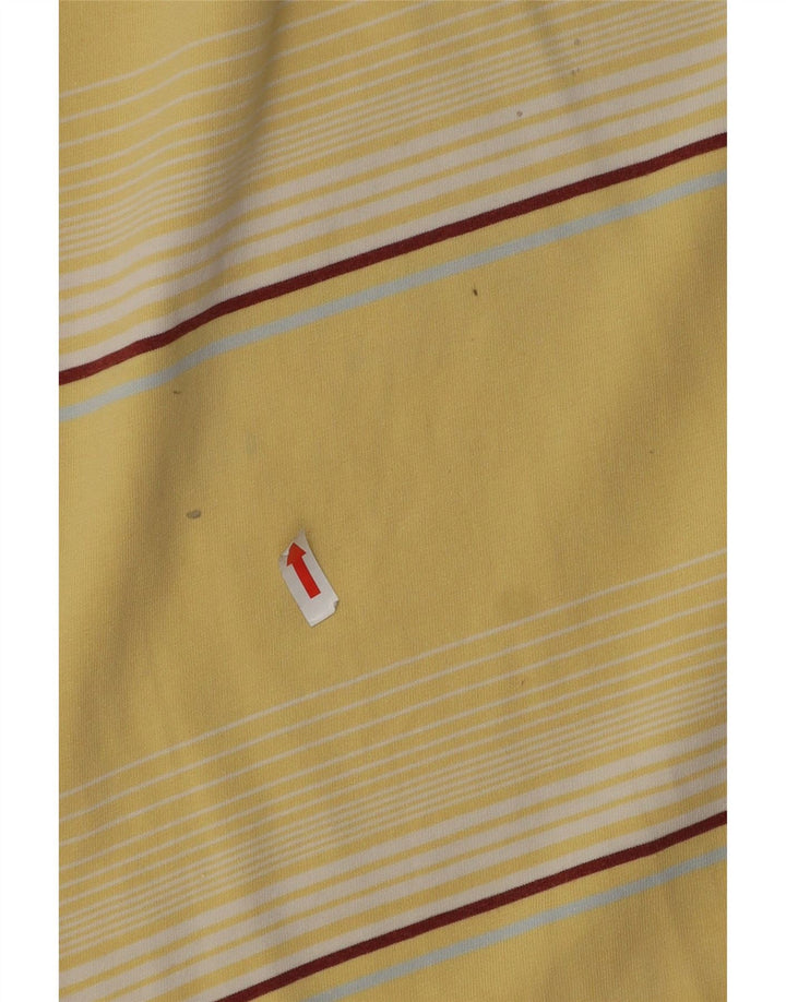 Levi's Polo gráfico para hombre con rayas amarillas pequeñas