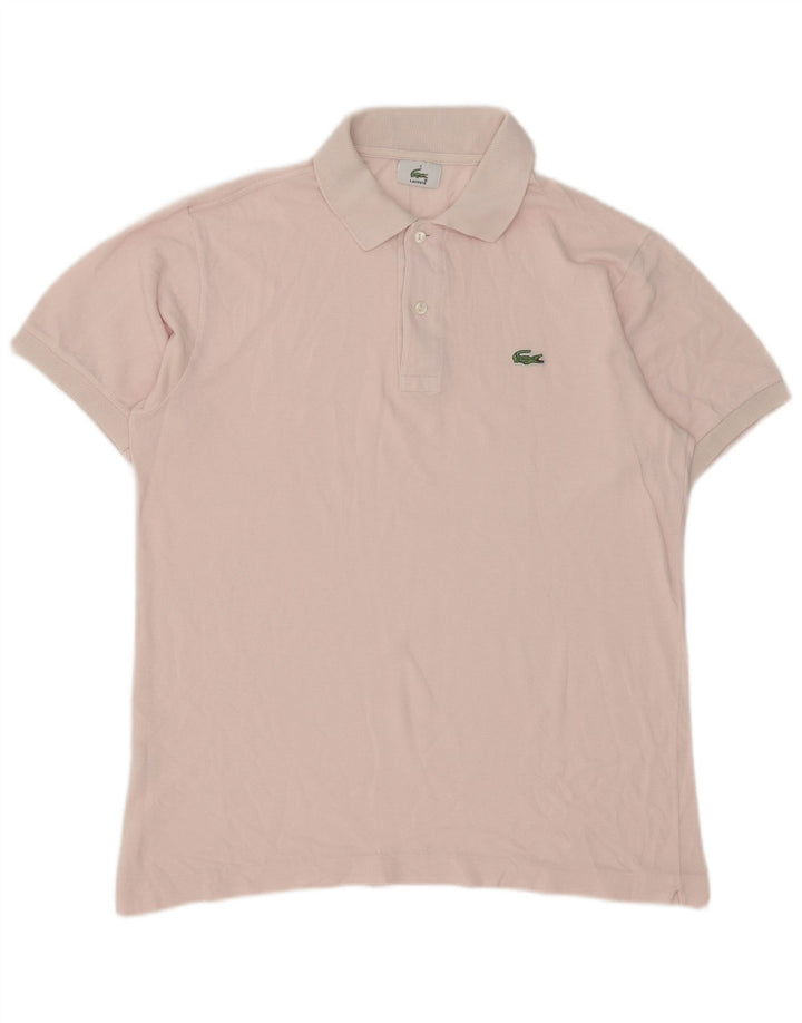 Polo Lacoste para hombre talla 3 pequeño algodón rosa