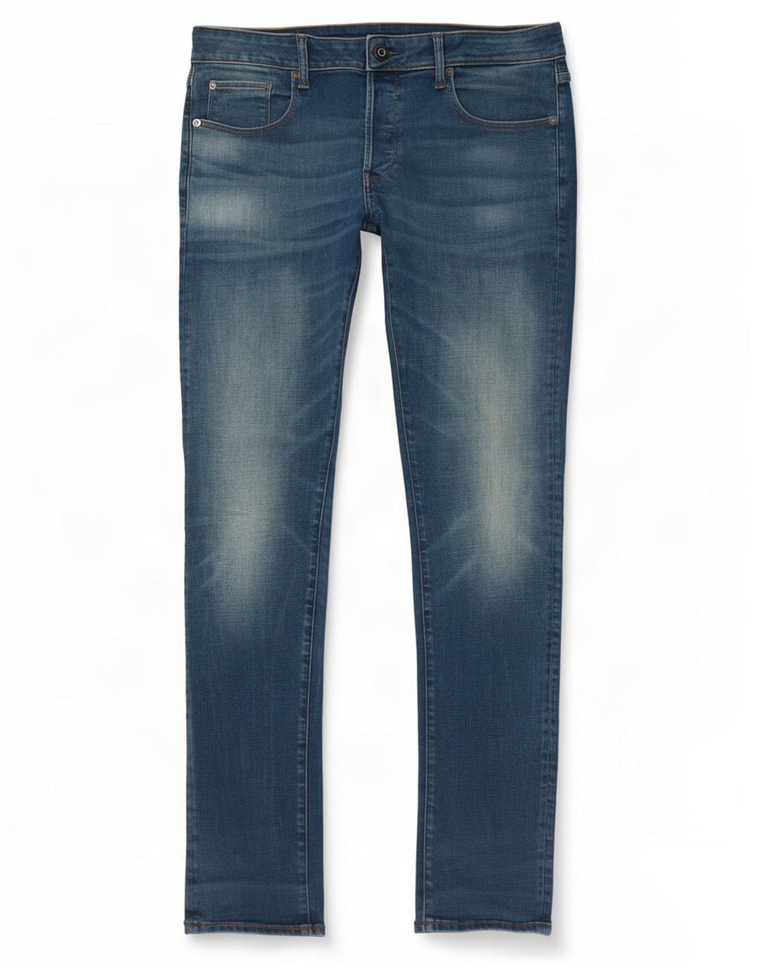 G-Star Hombre 3301 Slim Jeans W34 L34 Algodón Azul