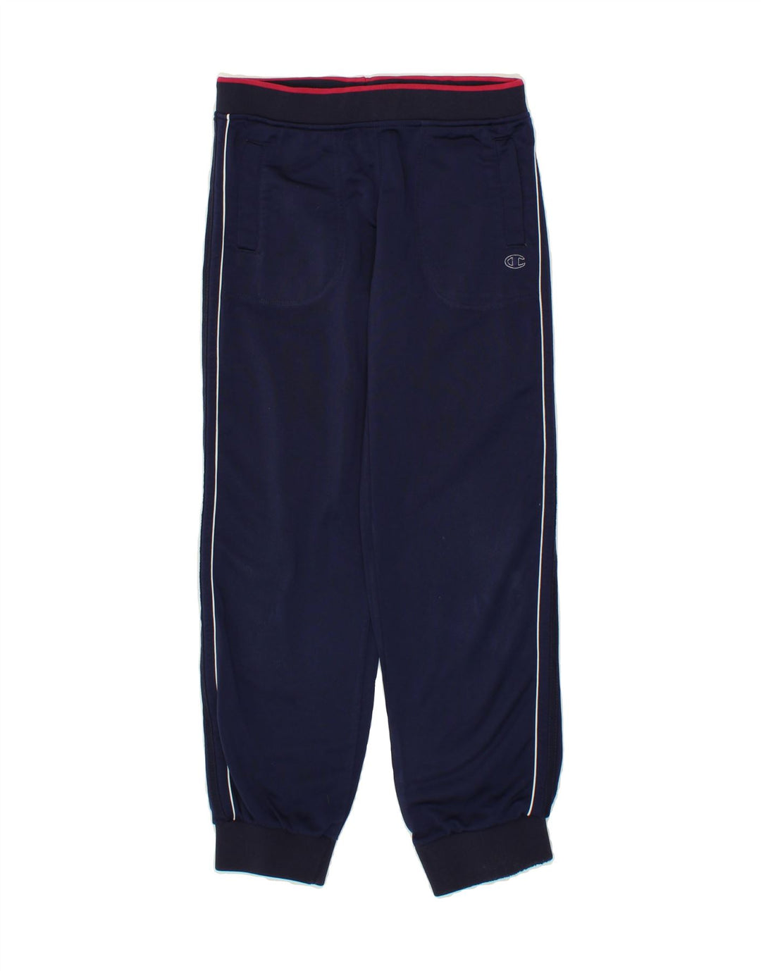 CHAMPION Boys Tracksuit Trousers Joggers 9-10 Years Medium Navy Blue Vintage Champion and Second-Hand Champion from Messina Hembry 