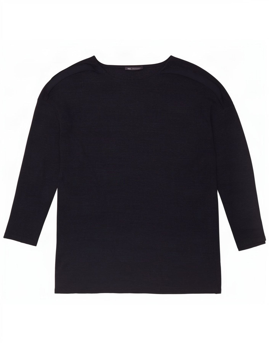 Marks & Spencer Top para mujer de manga larga UK 44 Grande Poliéster azul marino