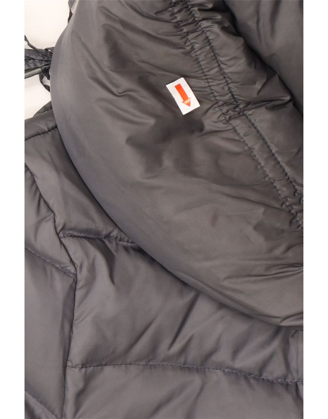 GUESS Abrigo acolchado para mujer UK 6 XS Gris Poliéster