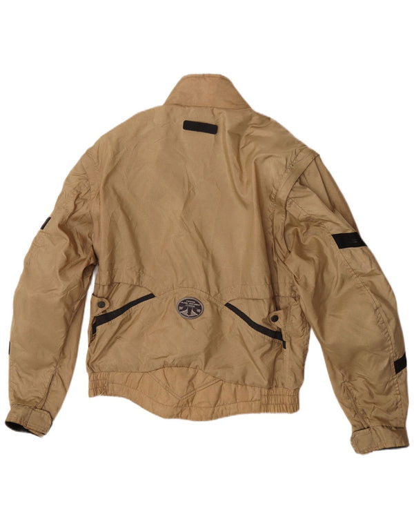 Spidi Mens Racer Jacket UK 38 Medium Beige Colorblock Poliamida